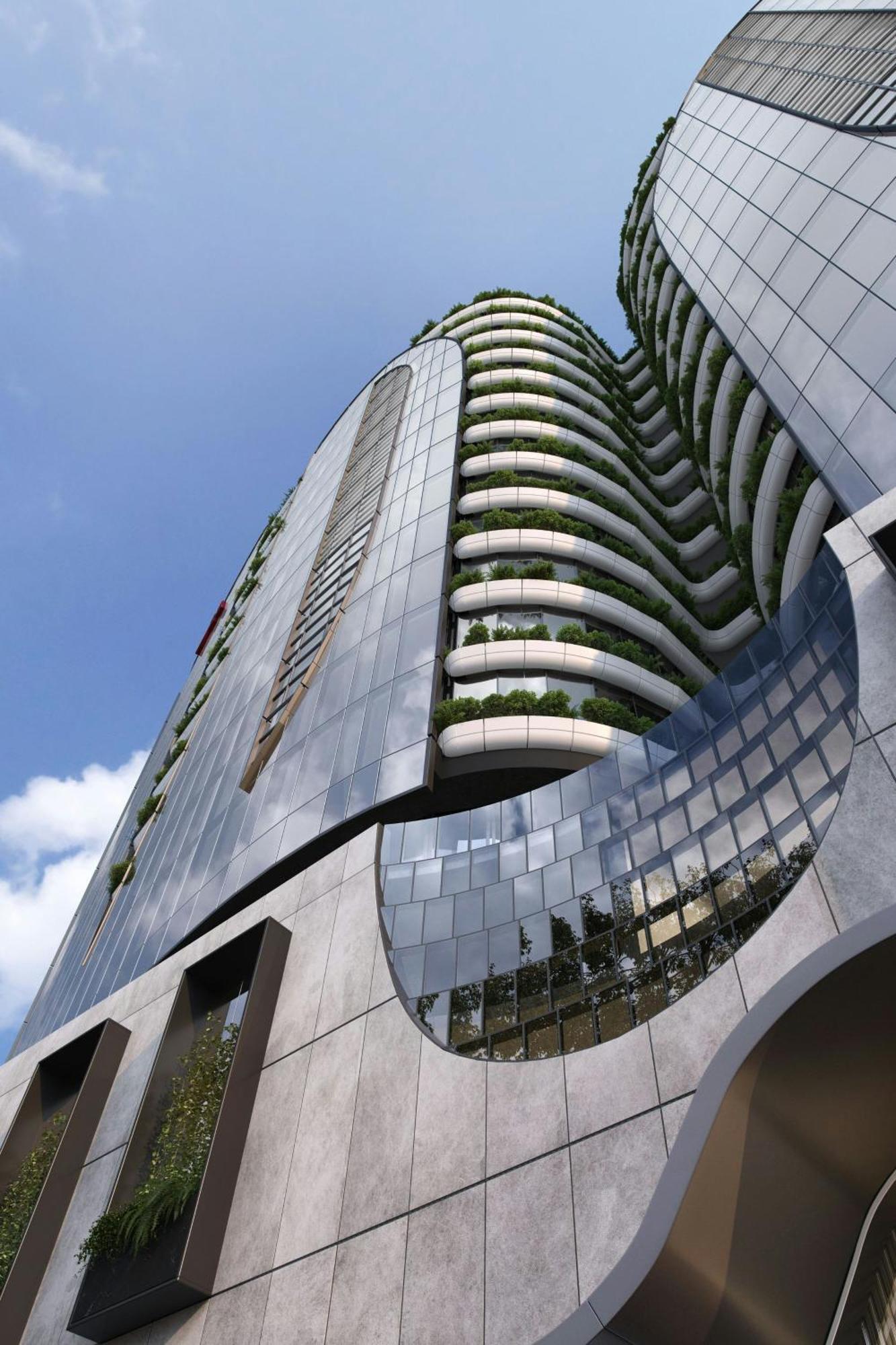 Melbourne Marriott Hotel Docklands Ngoại thất bức ảnh The proposed One River North